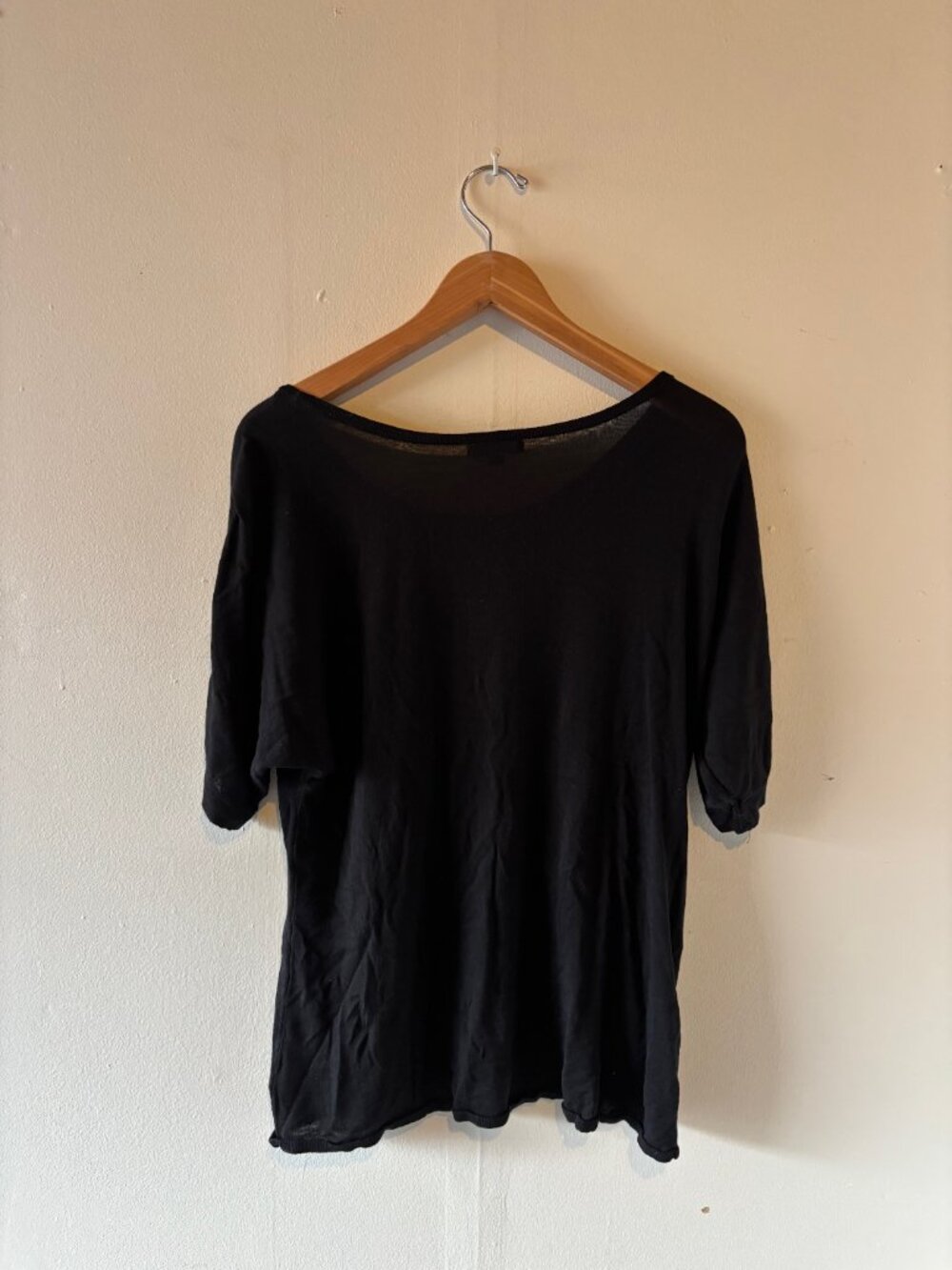 Black Lightweight sweater shirt
